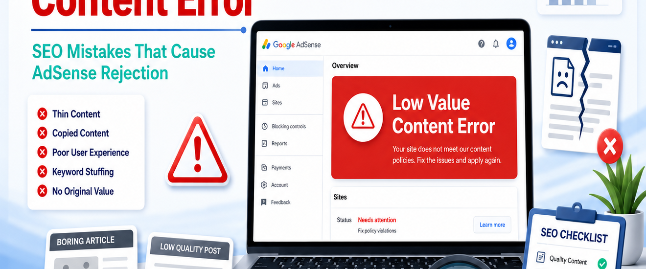 Low Value Content Error: